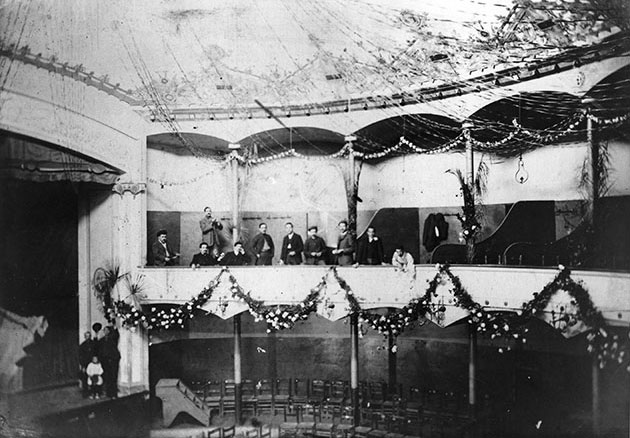 Antics palcos de La Massa Teatre